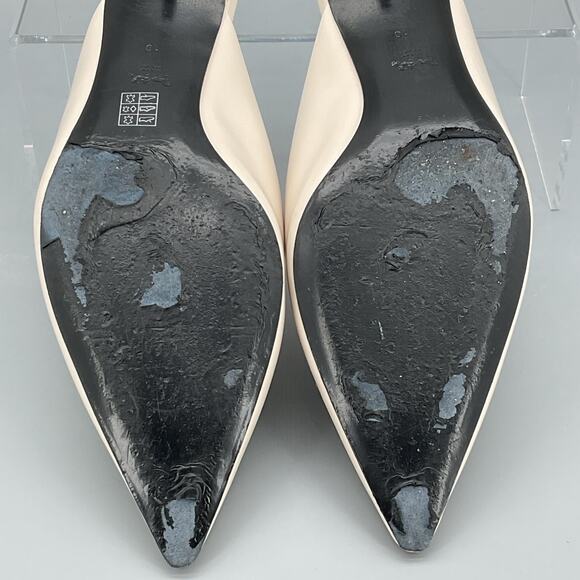 Coach Women’s Runway Leather Mules Chalk Size 10B - Picture 10 of 10